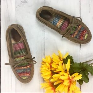 knitted moccasins